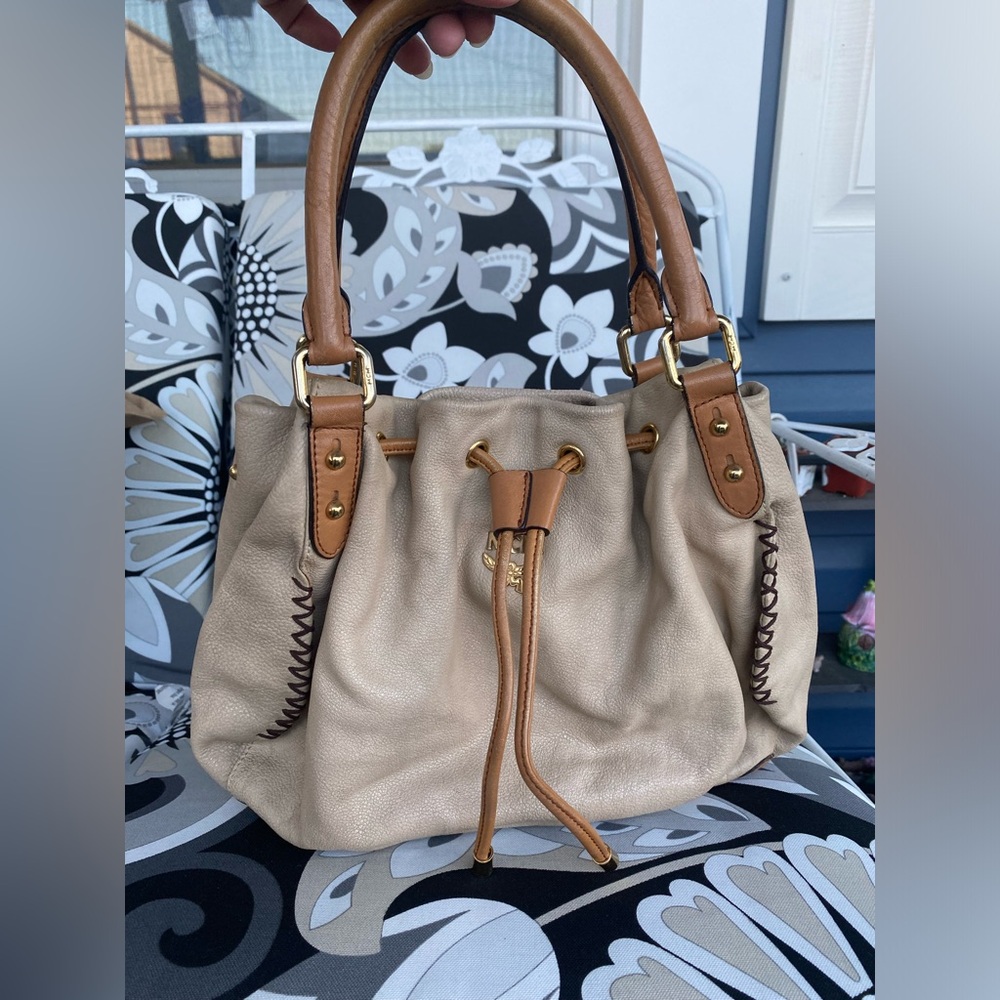 Authentic MCM handbag/ bucket bag